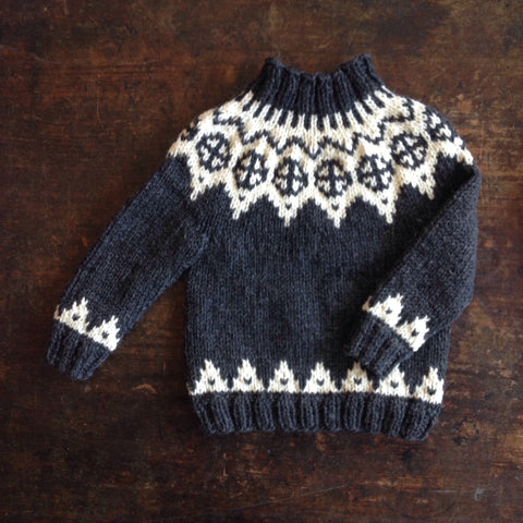 Palle Wool/Alpaca Sweater - Dark Grey - 1-10y