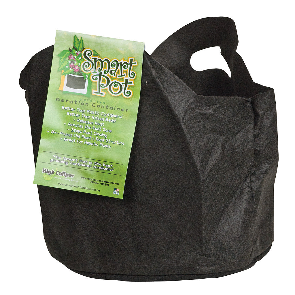 7 Gal Smart Pot w/ Handle 14 x 9.5 inch Smart Pot - Pacific Coast Hydroponics Los Angeles