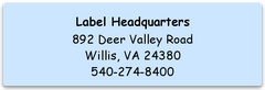 BOLD First Line Label Sheets (approximately 1 7/8" x 5/8")