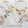 Actual Paw Print Expandable Bangle