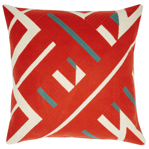 Flower Diamond blue 18x18 cushion