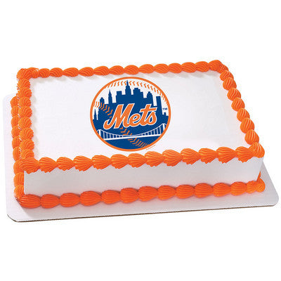 MLB New York Mets Photo Cake