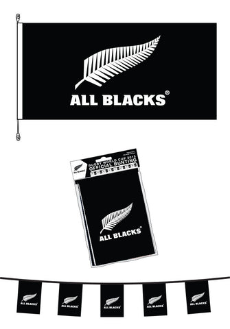 All Blacks Bunting and All Blacks® Premium PolyKnit Flag Bundle SAVE $20.00