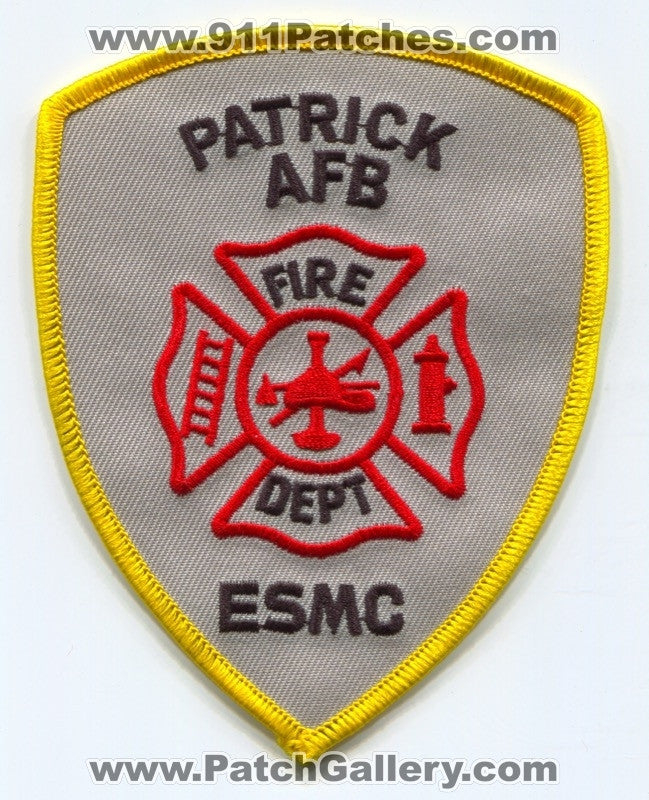 Patrick Air Force Base AFB Fire Department ESMC USAF Military Patch Florida FL
