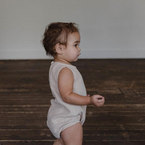 Double Gauze Sunsuit - Fog