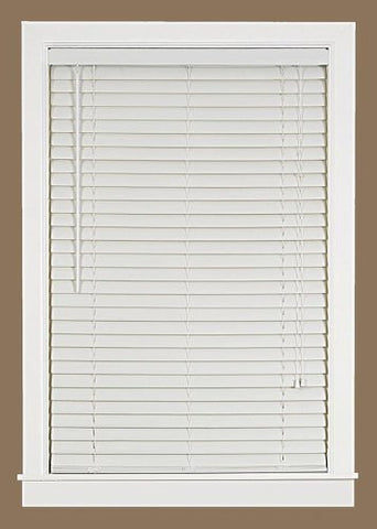 Park Avenue Collection Luna 2 inch Vinyl Venetian Blind with 2 in. Valance 23x64 - White