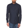 Navy Heathered Textured Shirt