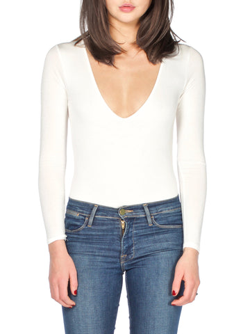 Tracy Ribbed Mock Neck Bodysuit