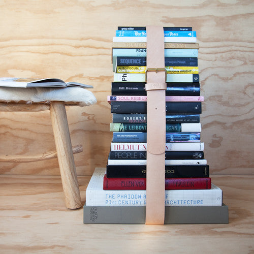 ASSEMBLAGES BOOK GIRTH BELT - BLACK ASSEMBLAGES BOOK GIRTH BELT - BLACK