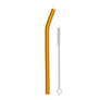 Colored Bent Glass Straws - Single Straw