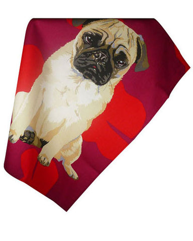 Pug Tea Towel