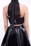 .01 Les Essentiels Bio Latex Skirt - Black