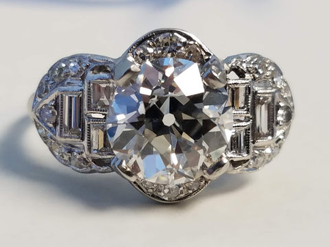 Antique Engagement Ring | Vintage Diamond Ring | Estate Jewelry | Kansas City | Overland Park Kansas