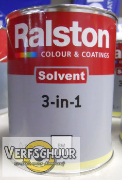 Houtcoat dekkend Solvent 3 in 1 BW 1L