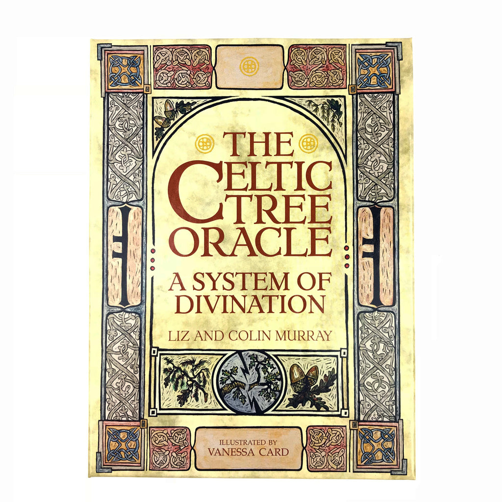 Celtic Tree Oracle Deck and Book Set By Murry and Murry - Ogham Divination Cards Sabbat Box