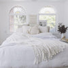 Kamala Throw - Throws - losari - bohemian fashion - white - soft - beautiful