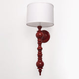 The Osborne Sconce - in Military Red Lacquer