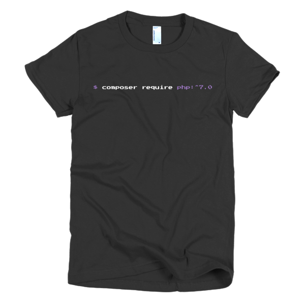 Composer Require PHP 7: Womens Tee