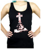 Death Tombstone Cemetery Women's Racer Back Tank Top Shirt