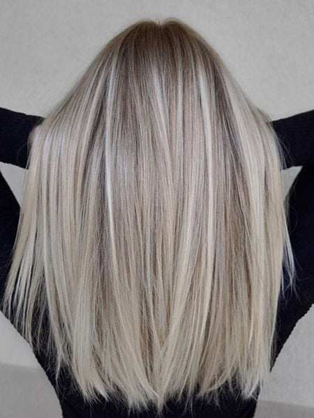 hair colour ideas: silver ash blonde 