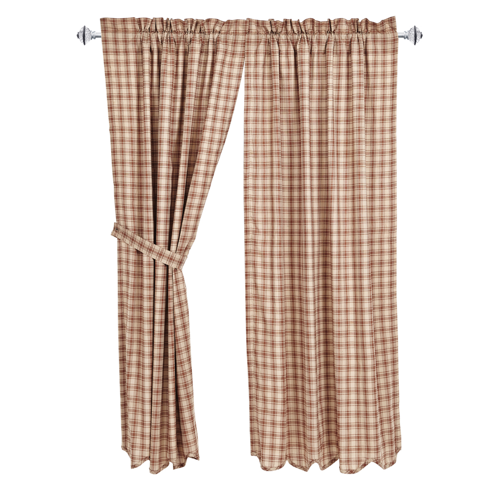 Bradley Scalloped Curtains, Set of 2