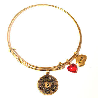 I Love You All The Time Charm Bracelet