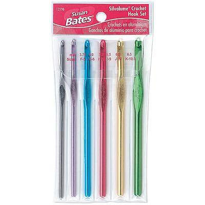 Susan Bates Silvalume Crochet Hook - Set of 6 (3.75mm - 6.50mm) | KNITTING CO.