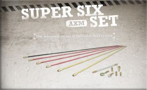 Super-Rod Rod Kits-Super Six Set 6 metres-4 Rod Flexibilities