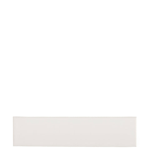 Cottage Field Tile 3 x 12 in Dover White Glossy Solid