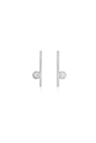 Joan earrings / Bezel setting earrings