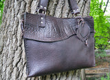 Bison Leather Tote/Briefcase