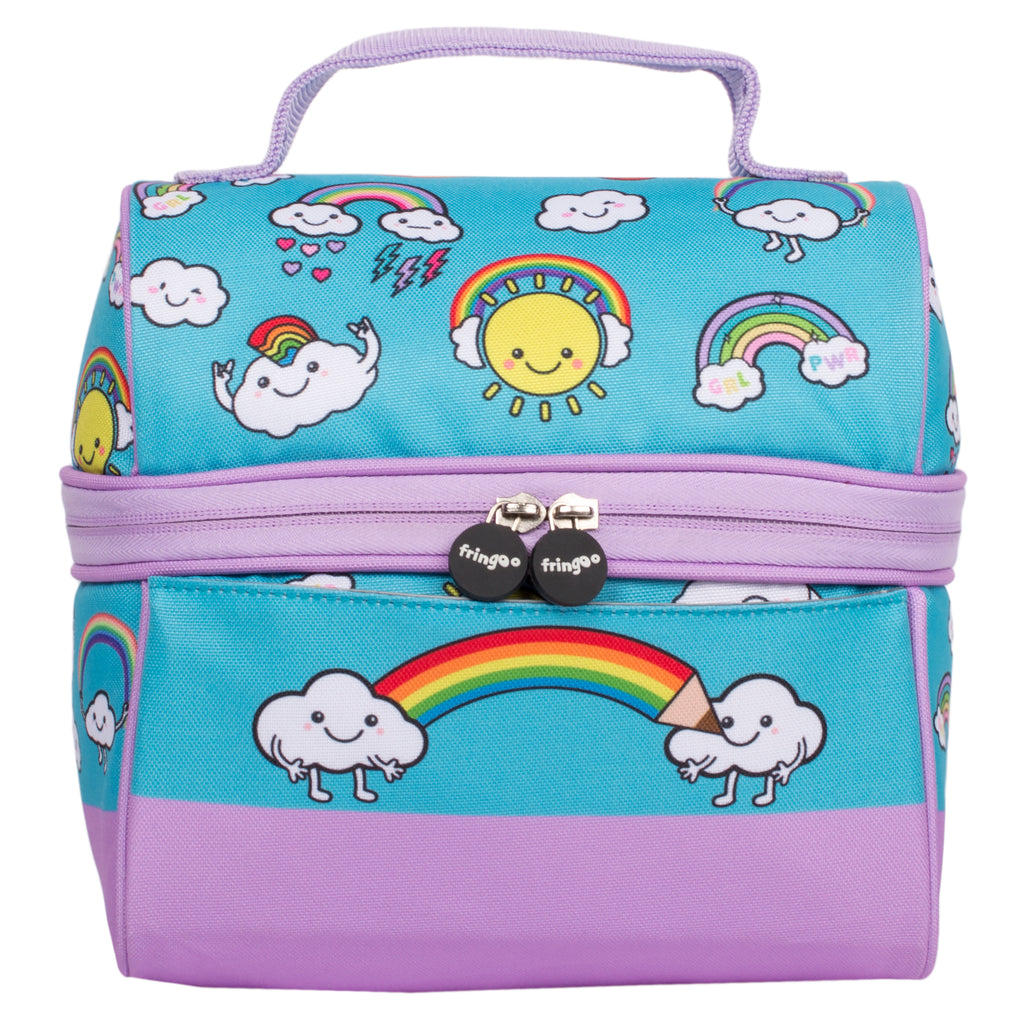 Retro Lunch Bag Donuts Rainbow World