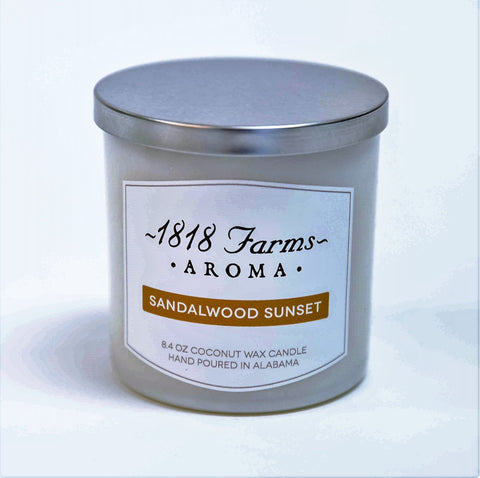 Candles (8.4oz Tumbler Jar - Sandalwood Sunset)