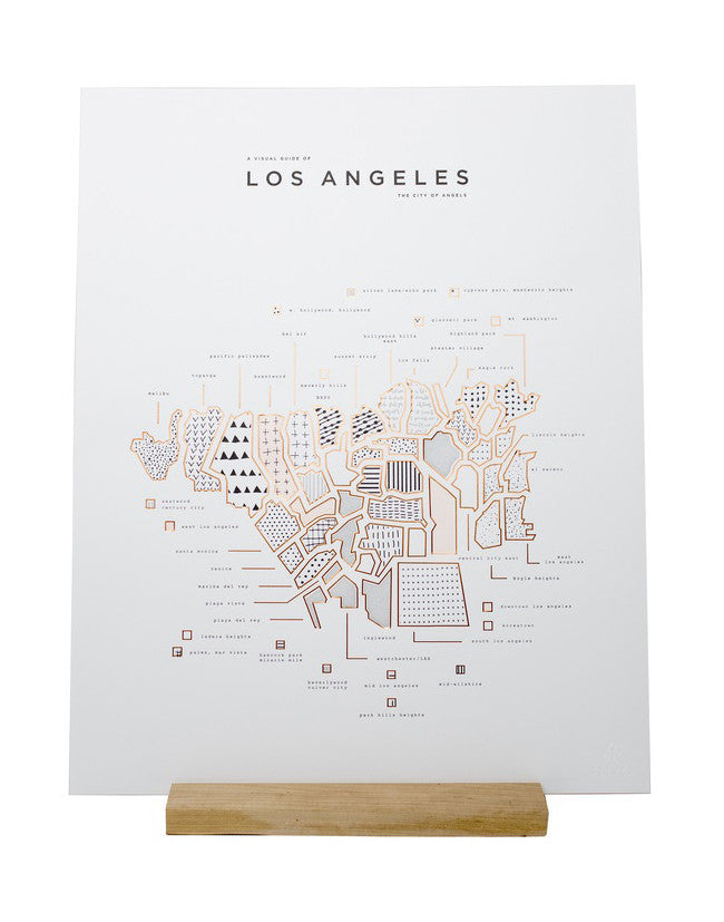 Roam by 42 Pressed - Los Angeles Print