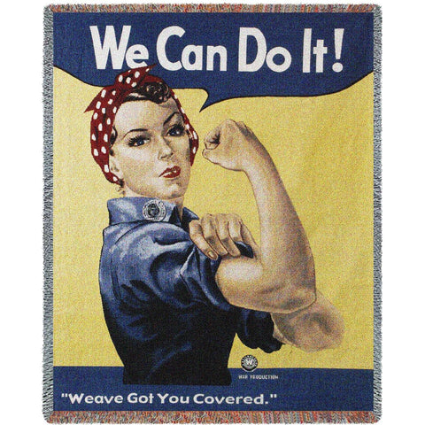 Rosie The Riveter Blanket