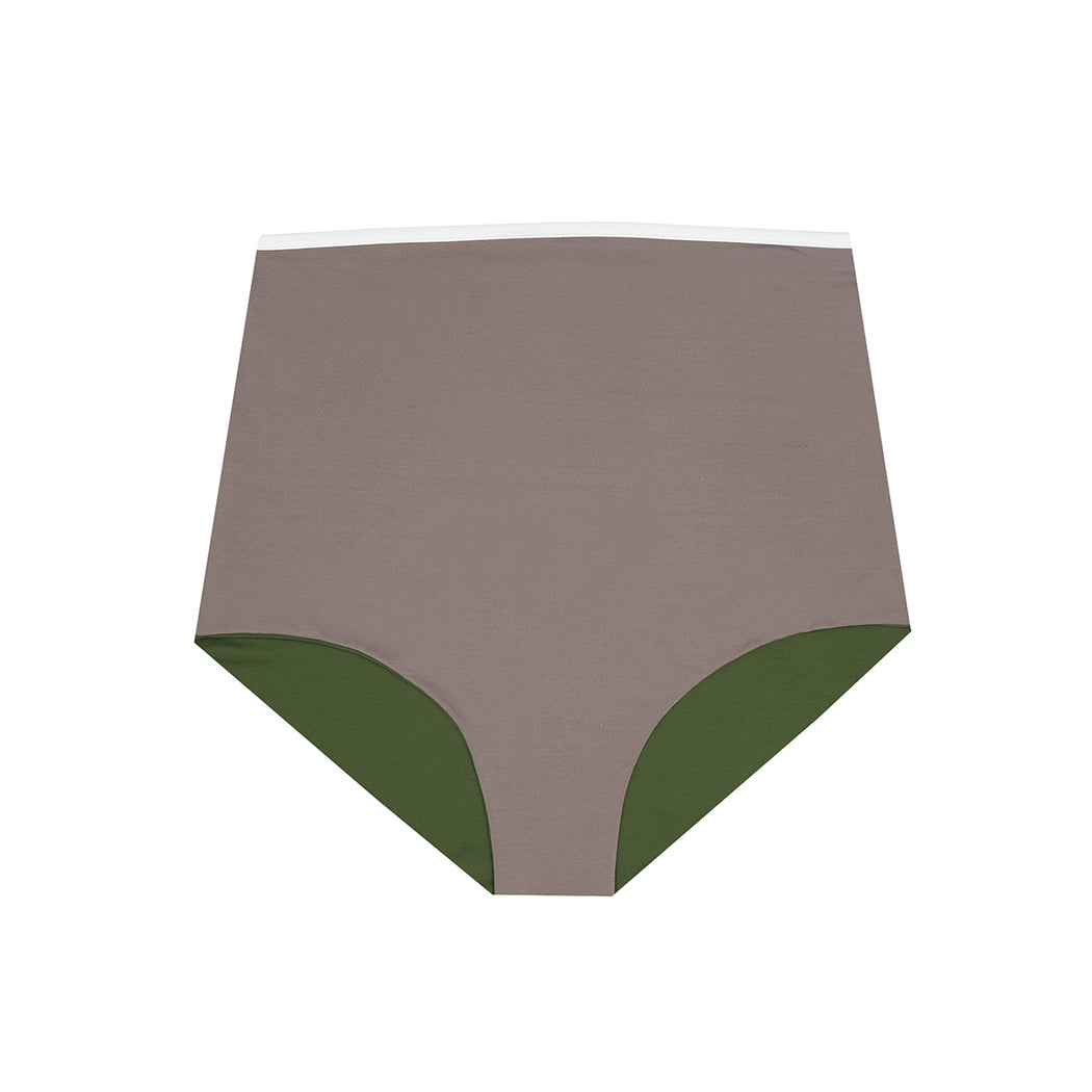 HIGHWAIST SHORTS „olive-sand“