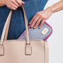 Beauty case designed to fit in handbag