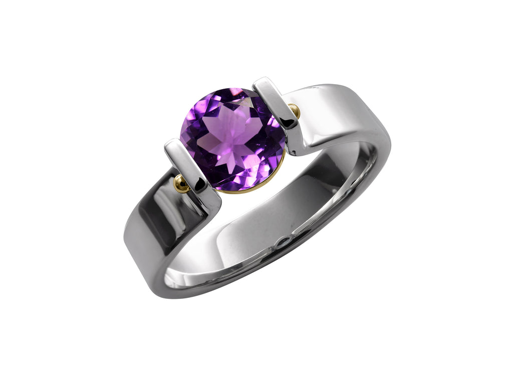Behold Ring, Sterling Silver w/Gold Accents
