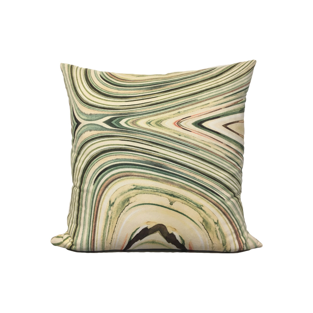 Cest la viv Pale Marble Throw Pillow 17x17"