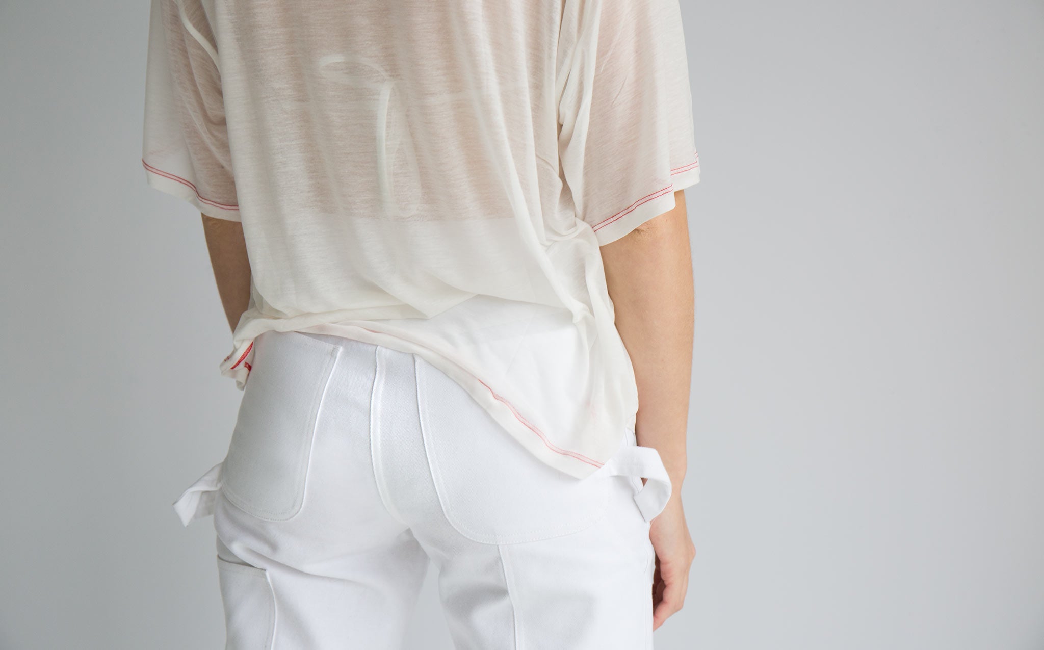 Baserange White Bob Tee