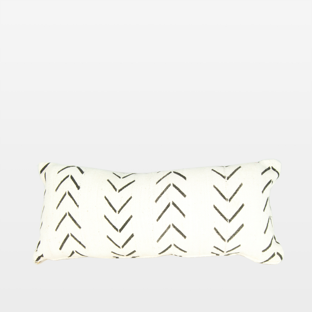 Blanca 04 Mudcloth Lumbar Pillow