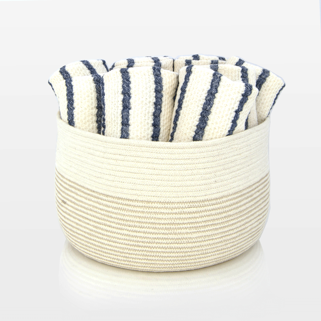 Milk & Honey Rope Pot