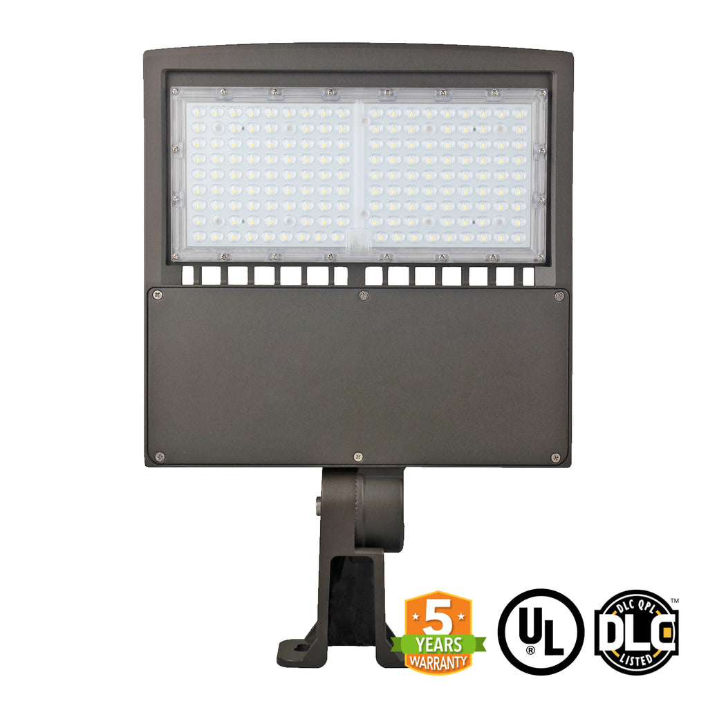 LED Street Light - 150W - LED Luminaire Yoke Mount - DLC Listed - 5 Year Warranty - Green Light Depot