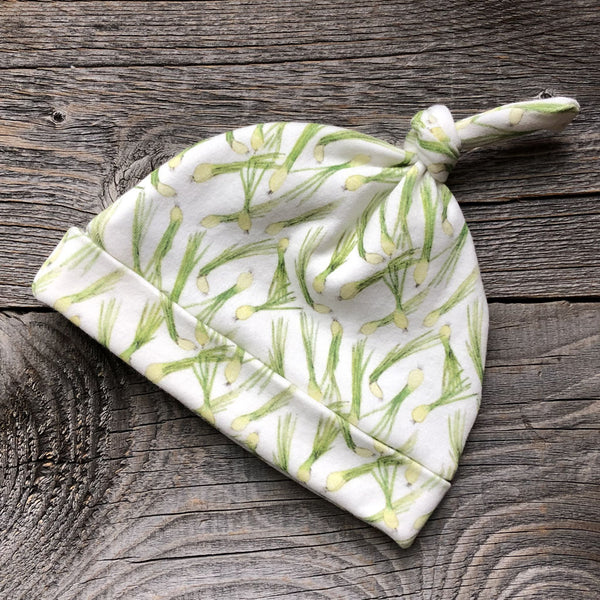 Green Onion Organic Baby Hat