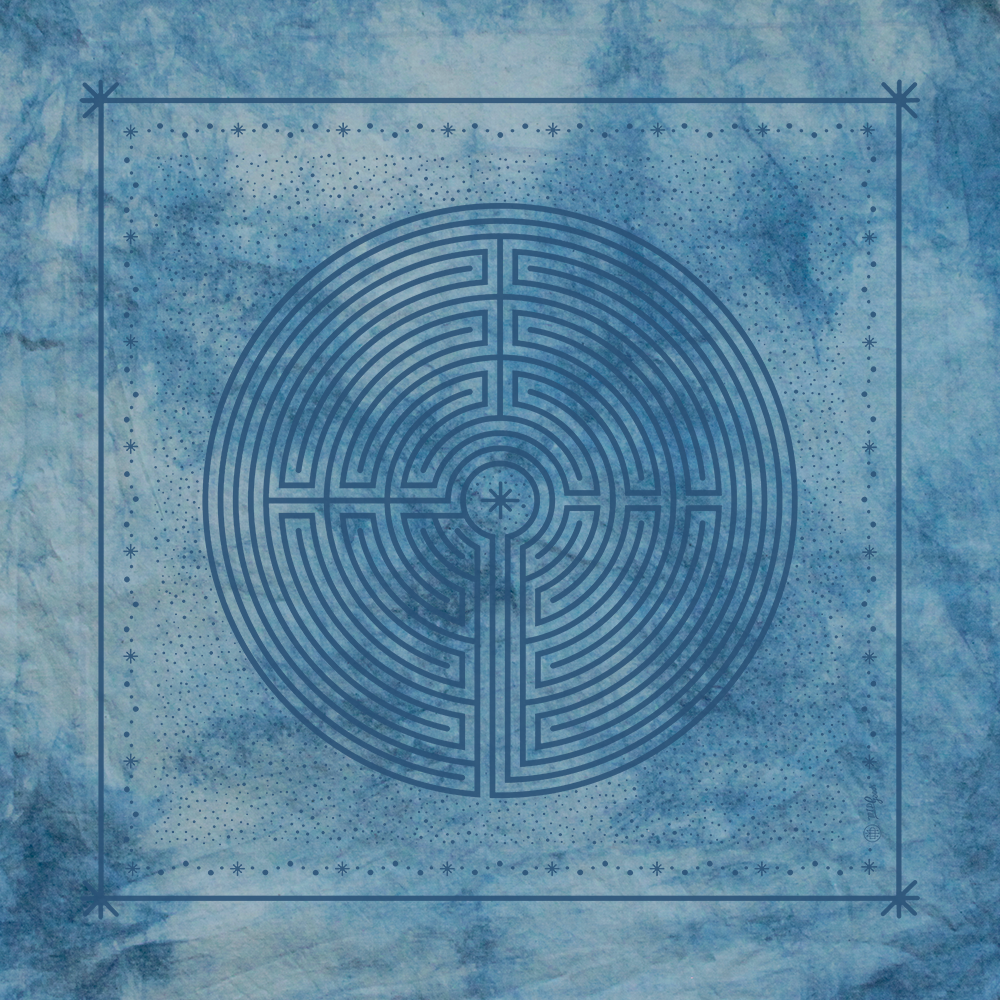 Special Edition - Three Fold Path Bandana, Indigo ed.75
