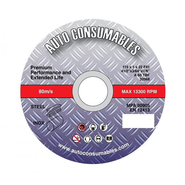 Metal Cutting Disc (X-Thin) 115mmx1mm Inox