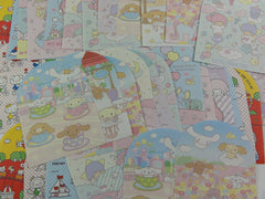 Sanrio Hello Kitty Little Twin Stars My Melody Cinnamoroll Memo Note Paper Set - stationery writing