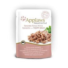 Applaws Pouch Jelly Tuna & Salmon 16 x 70g - Pet Products R Us
