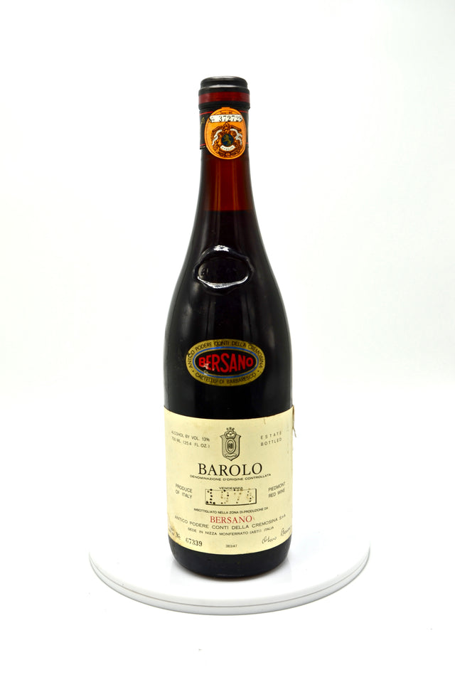 1974 Bersano Barolo Antico Podere Conti Della Cremosina