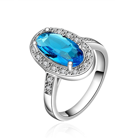 Mock Sapphire Gem Jewels Covering Classical Ring - rubiquejewelry.com